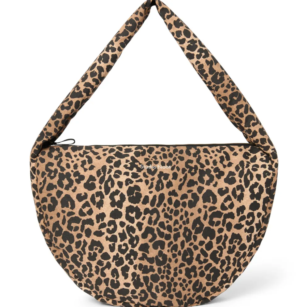 Studio Noos Tasche Cross Body Bag Cotton Brown Leopard