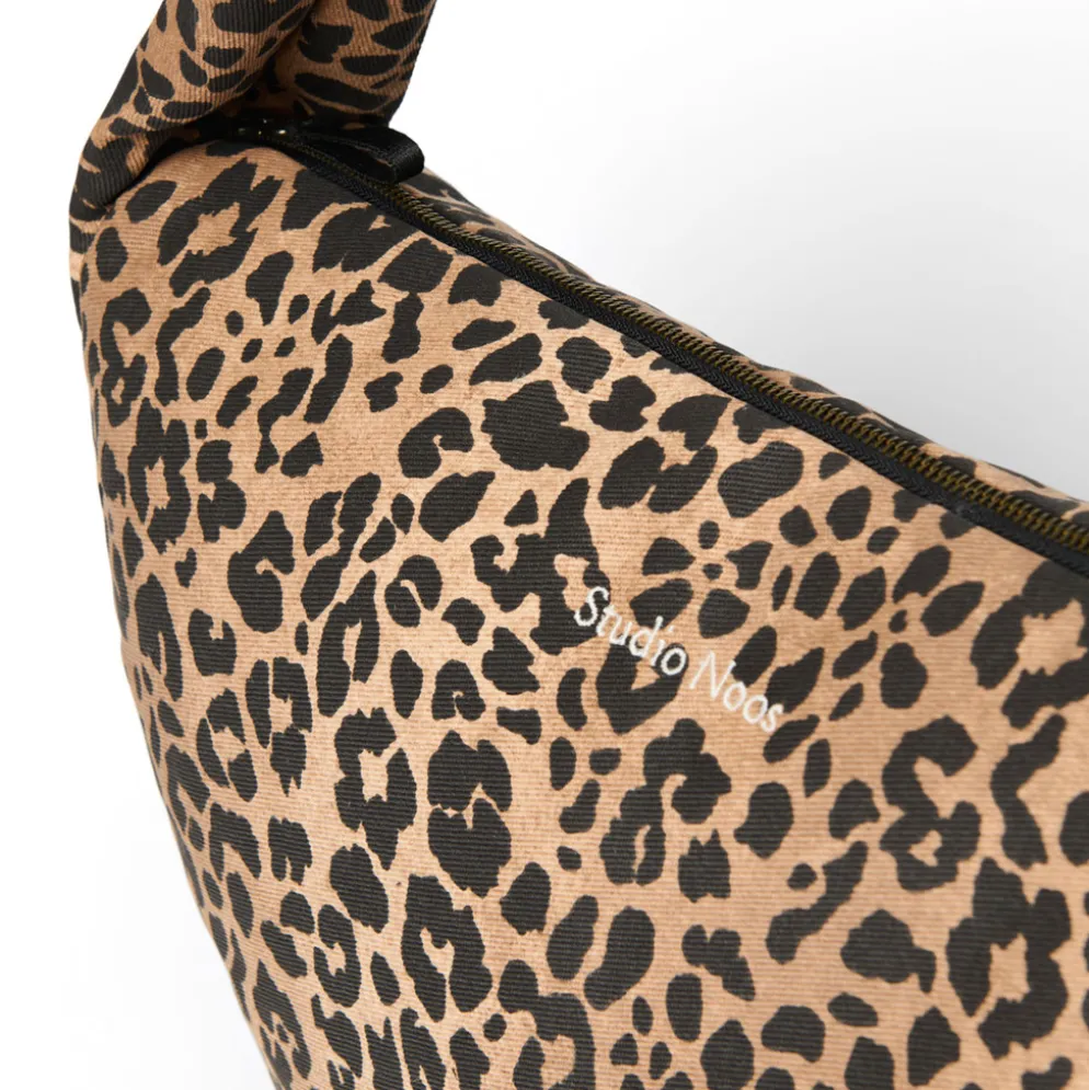 Studio Noos Tasche Cross Body Bag Cotton Brown Leopard