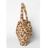 Studio Noos Tasche Ecru Leopard Teddy mom-bag