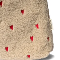 Studio Noos Tasche Ecru Teddy Hearts mom-bag