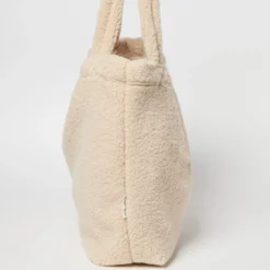 Studio Noos Tasche Ecru teddy mom-bag