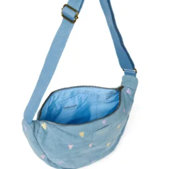 Studio Noos Tasche Fanny Pack Denim Light Blue Hearts