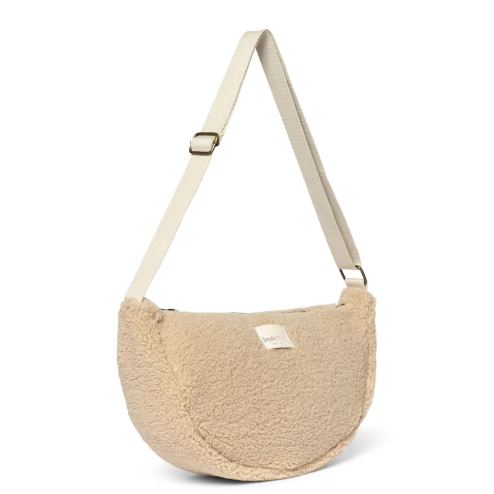 Studio Noos Tasche Fanny Pack Ecru Teddy Adult