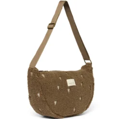 Studio Noos Tasche Fanny Pack Brown Teddy Hearts Adult