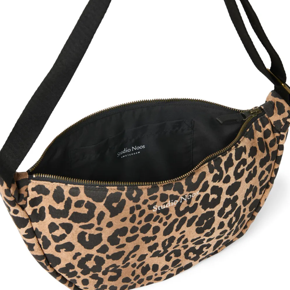 Studio Noos Tasche Fanny Pack Cotton Brown Leopard Adult