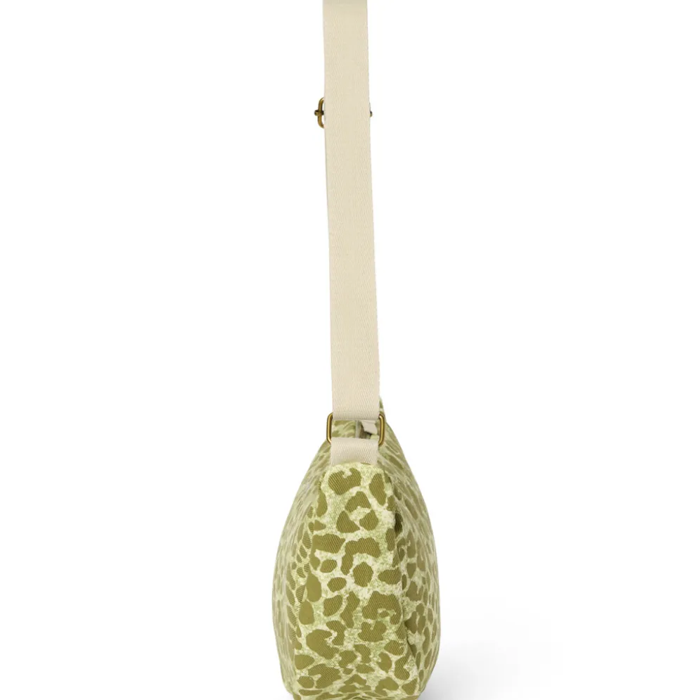 Studio Noos Tasche Fanny Pack Cotton Adult Green Leopard