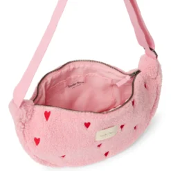 Studio Noos Tasche Fanny Pack Teddy Light Pink Hearts