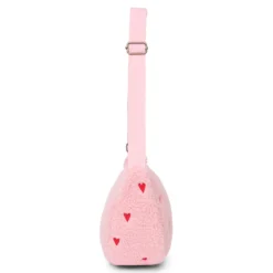 Studio Noos Tasche Fanny Pack Teddy Light Pink Hearts