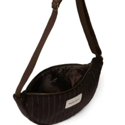Studio Noos Tasche Fanny Pack Flannel Chalkstripe Brown