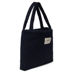 Studio Noos Tasche Flannel Chalkstripe Dark Blue Mom-Bag