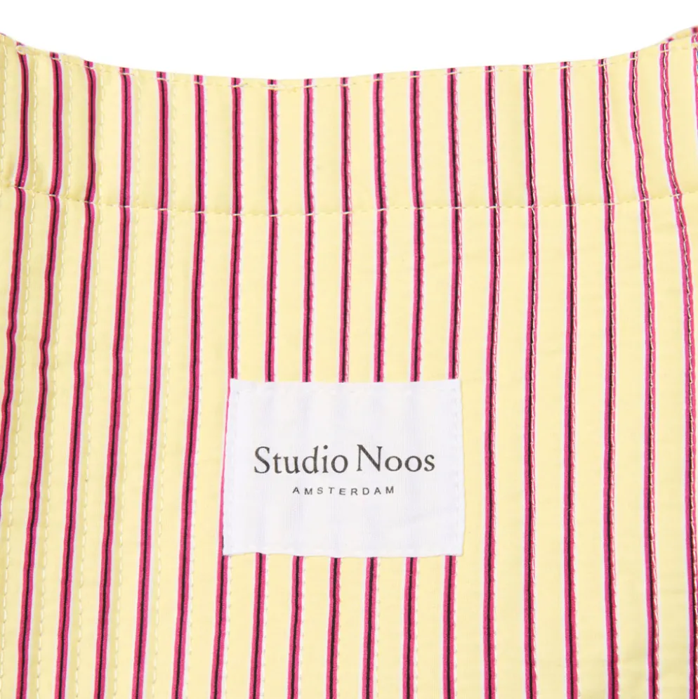 Studio Noos Tasche Poplin Striped mom-bag Butter Yellow
