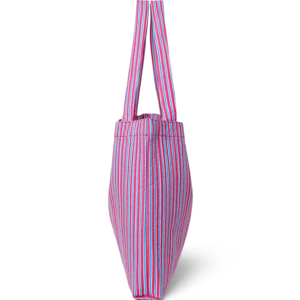 Studio Noos Tasche Poplin Striped mom-bag Raspberry