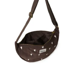 Studio Noos Tasche Puffy Adult Fanny Pack Brown Hearts