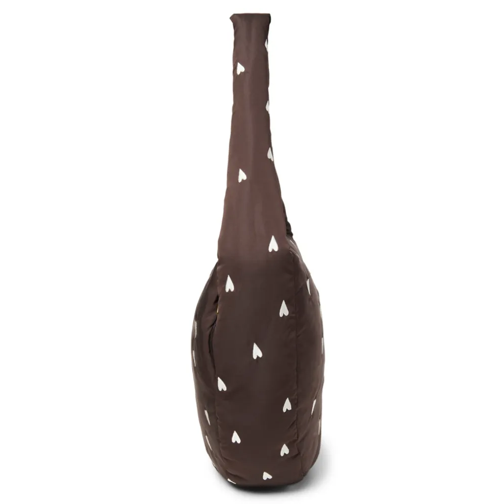 Studio Noos Tasche Puffy Cross Body Bag Brown Hearts