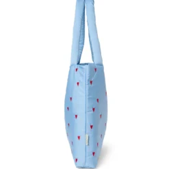 Studio Noos Tasche Puffy Mom Bag Light Blue Hearts