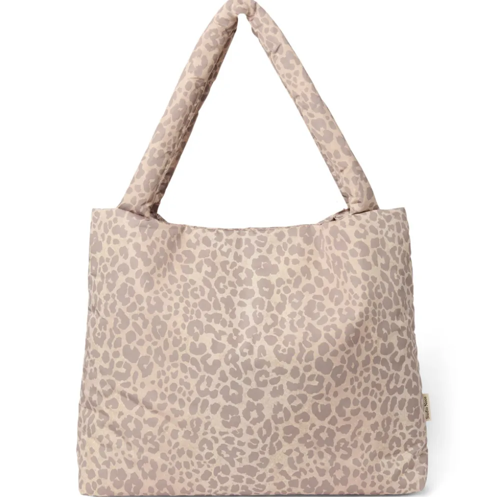 Studio Noos Tasche Puffy mom-bag Beige Leopard