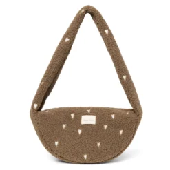 Studio Noos Tasche Teddy Mini Cross Body Bag Brown Hearts