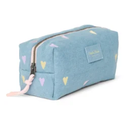 Studio Noos Täschchen Denim Light Blue Hearts