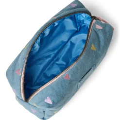 Studio Noos Täschchen Denim Light Blue Hearts