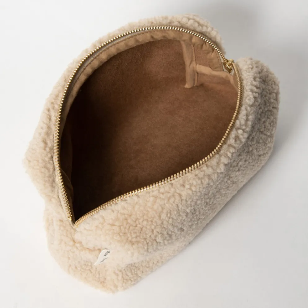Studio Noos Täschchen Ecru teddy