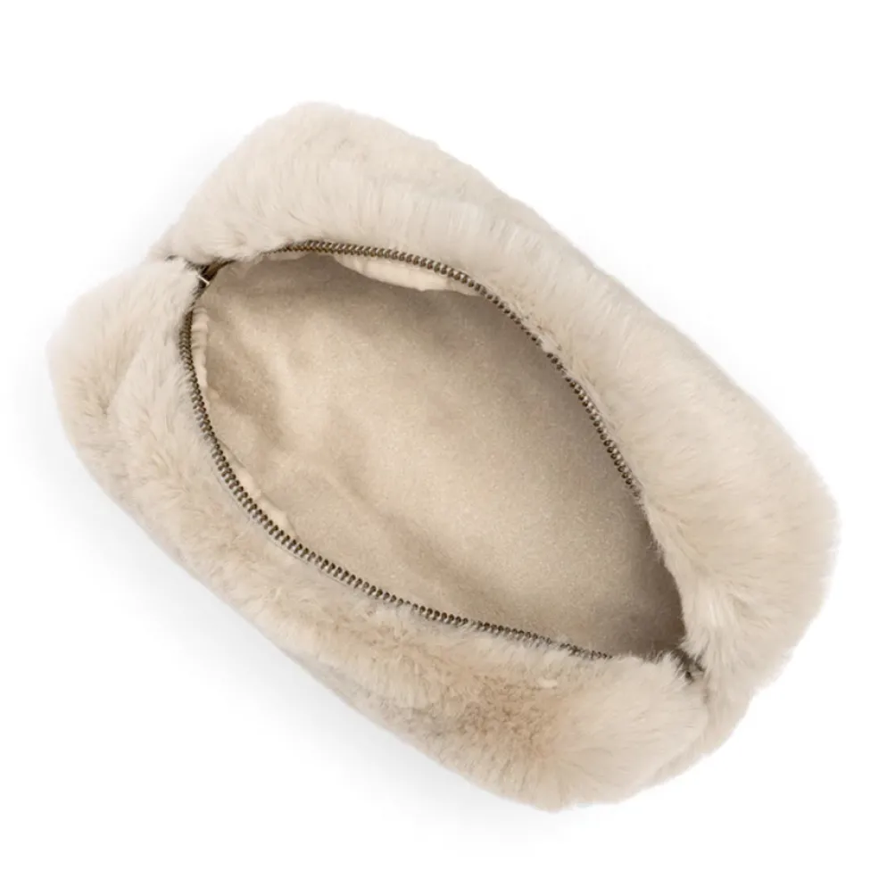 Studio Noos Täschchen Neutral Faux Fur