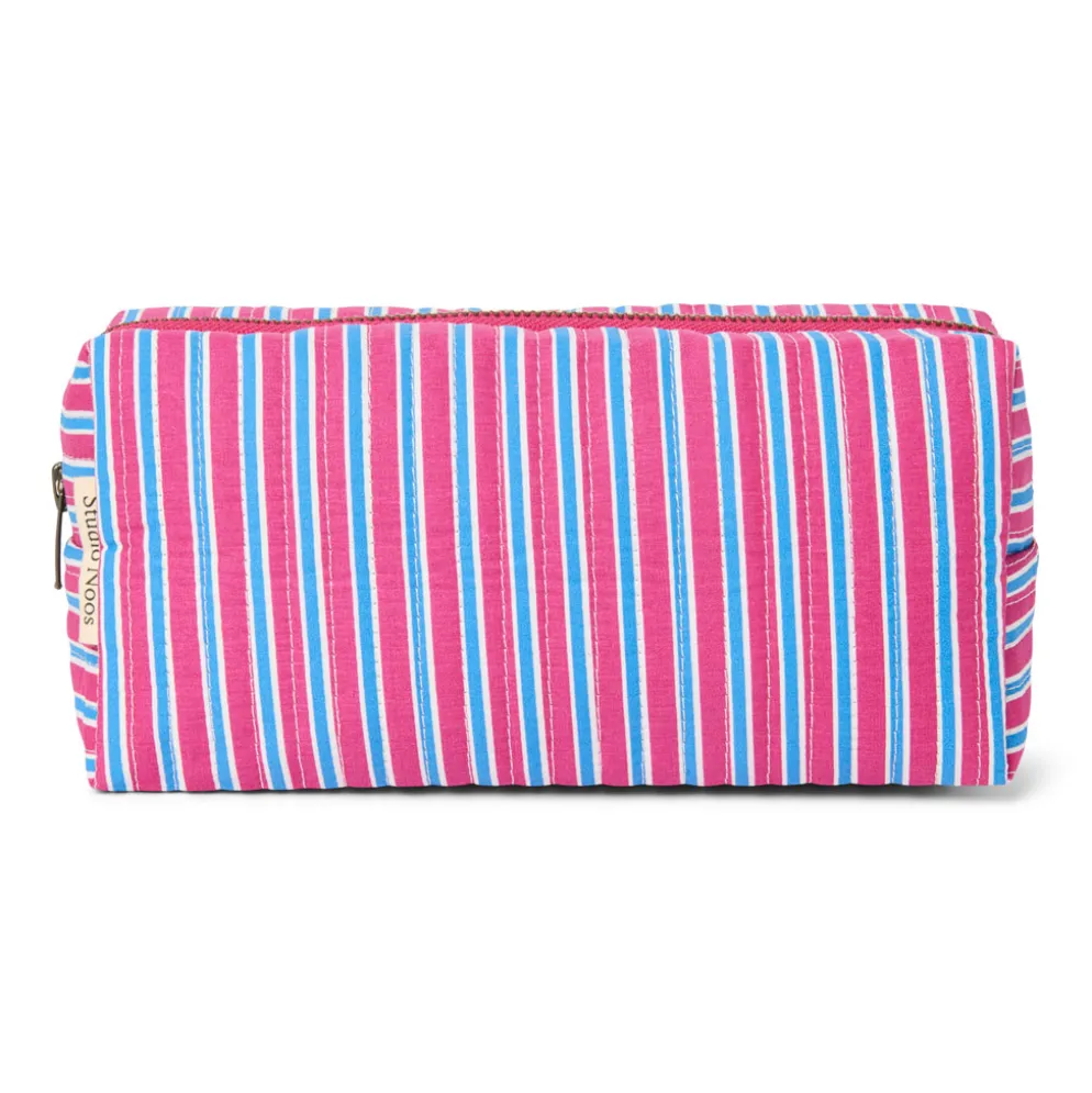 Studio Noos Täschchen Poplin Striped Raspberry