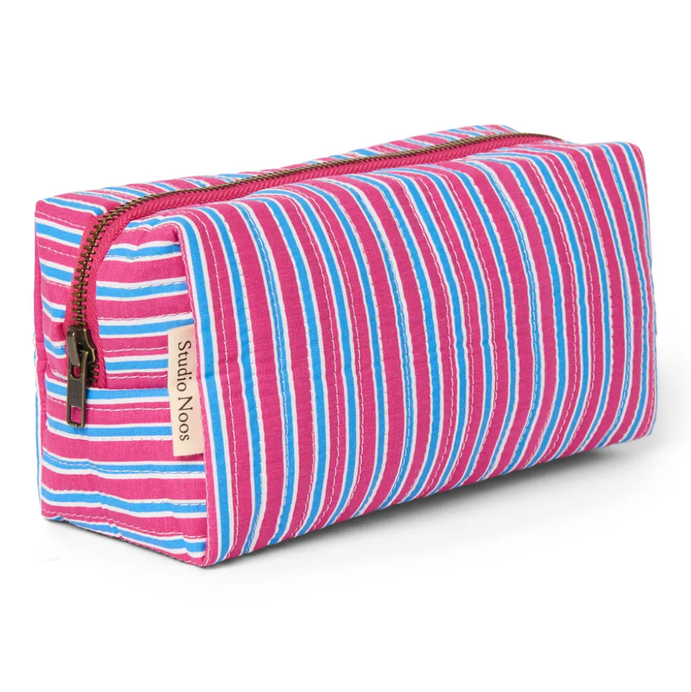 Studio Noos Täschchen Poplin Striped Raspberry