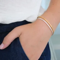 Susi Cala Armreif Kam Bangle Sterlingsilber vergoldet
