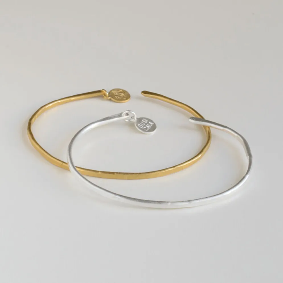 Susi Cala Armreif Kam Bangle Sterlingsilber vergoldet
