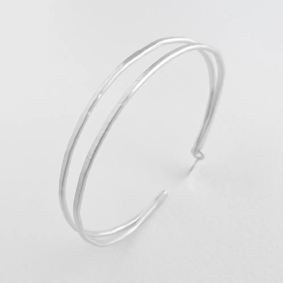 Susi Cala Armreif Kam Double Bangle Sterlingsilber