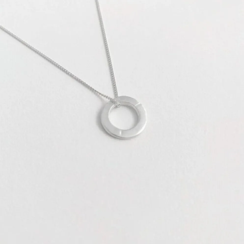 Susi Cala Kette mit Anhänger Hoop 'S' Sterlingsilber