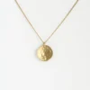 Susi Cala Kette mit Anhänger Moon Sterlingsilber vergoldet
