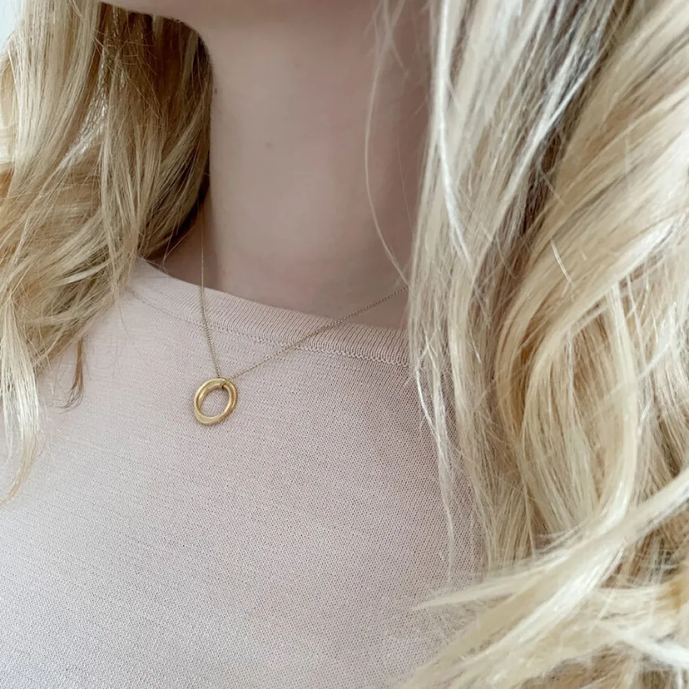 Susi Cala Kette mit Anhänger Sophie Twin 'S' Sterlingsilber vergoldet