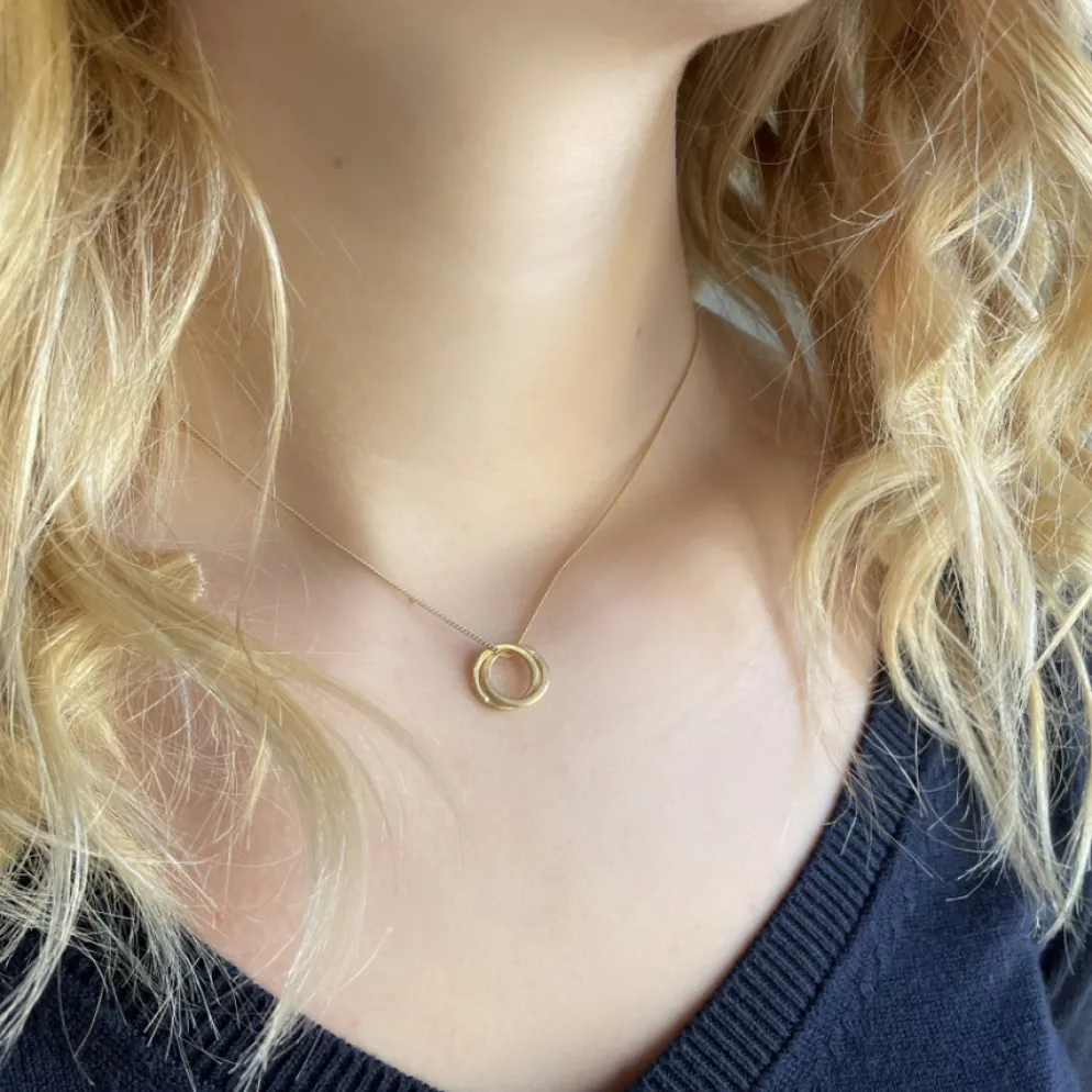 Susi Cala Kette mit Anhänger Twin 'S' Sterlingsilber vergoldet