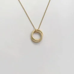 Susi Cala Kette mit Anhänger Twin 'S' Sterlingsilber vergoldet