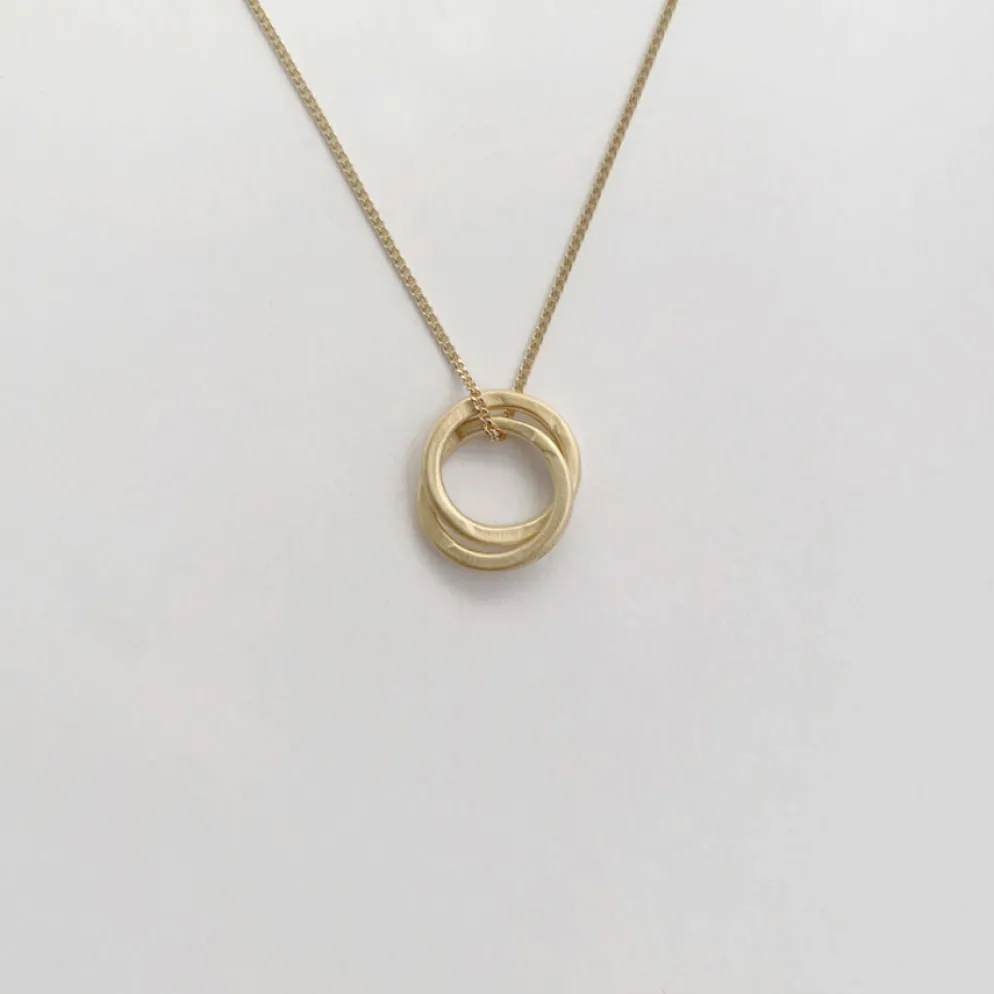 Susi Cala Kette mit Anhänger Twin 'S' Sterlingsilber vergoldet