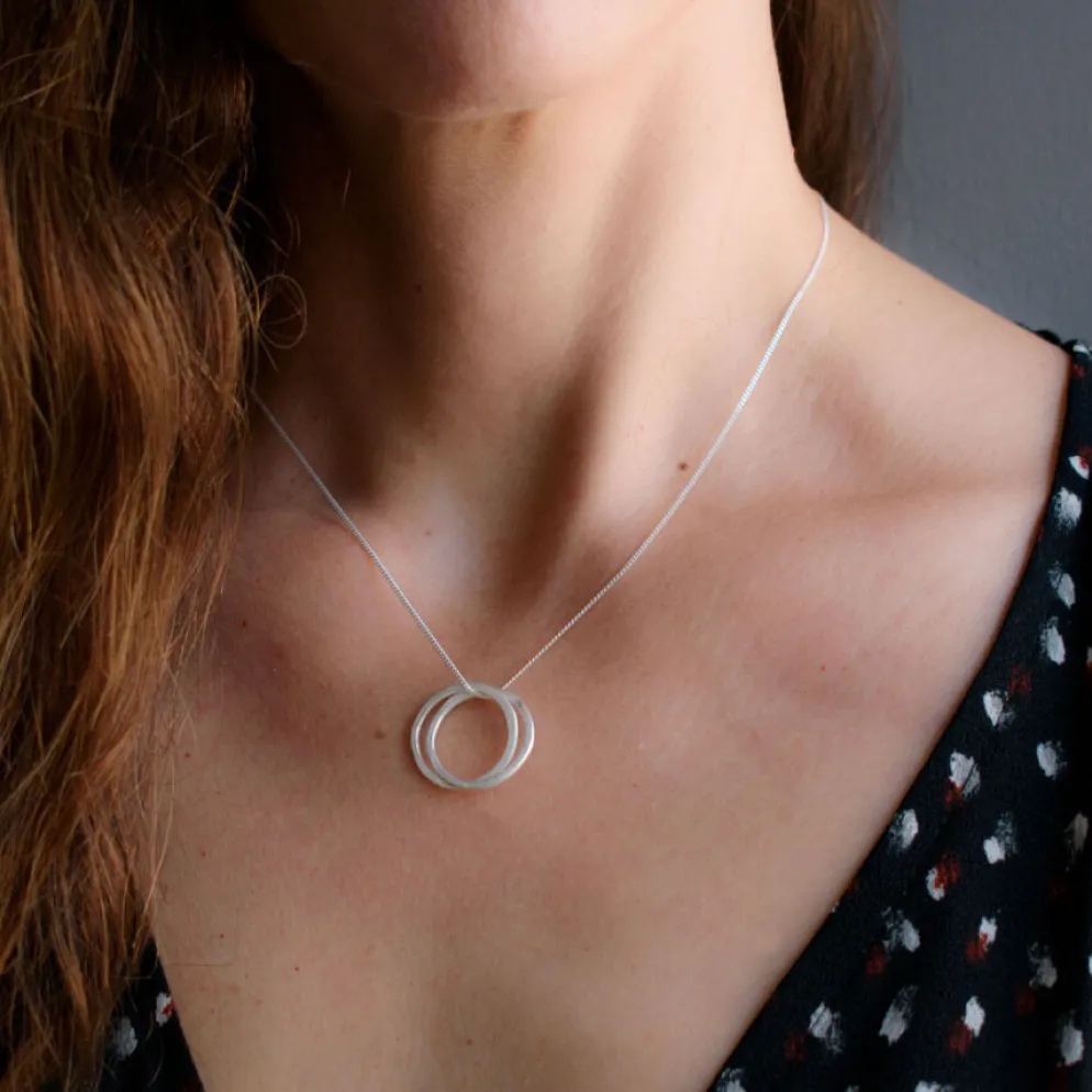 Susi Cala Kette mit Anhänger Twin 'M' Sterlingsilber