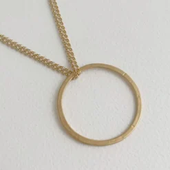 Susi Cala Lange Kette La Cala 'M' Sterlingsilber vergoldet