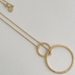 Susi Cala Lange Kette La Cala 'M' Sterlingsilber vergoldet