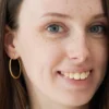 Susi Cala Ohrringe Mir 'M' Sterlingsilber vergoldet