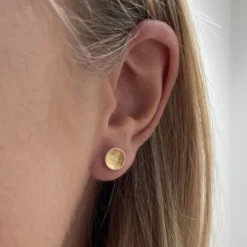 Susi Cala Ohrringe Moon 'XS' Sterlingsilber vergoldet