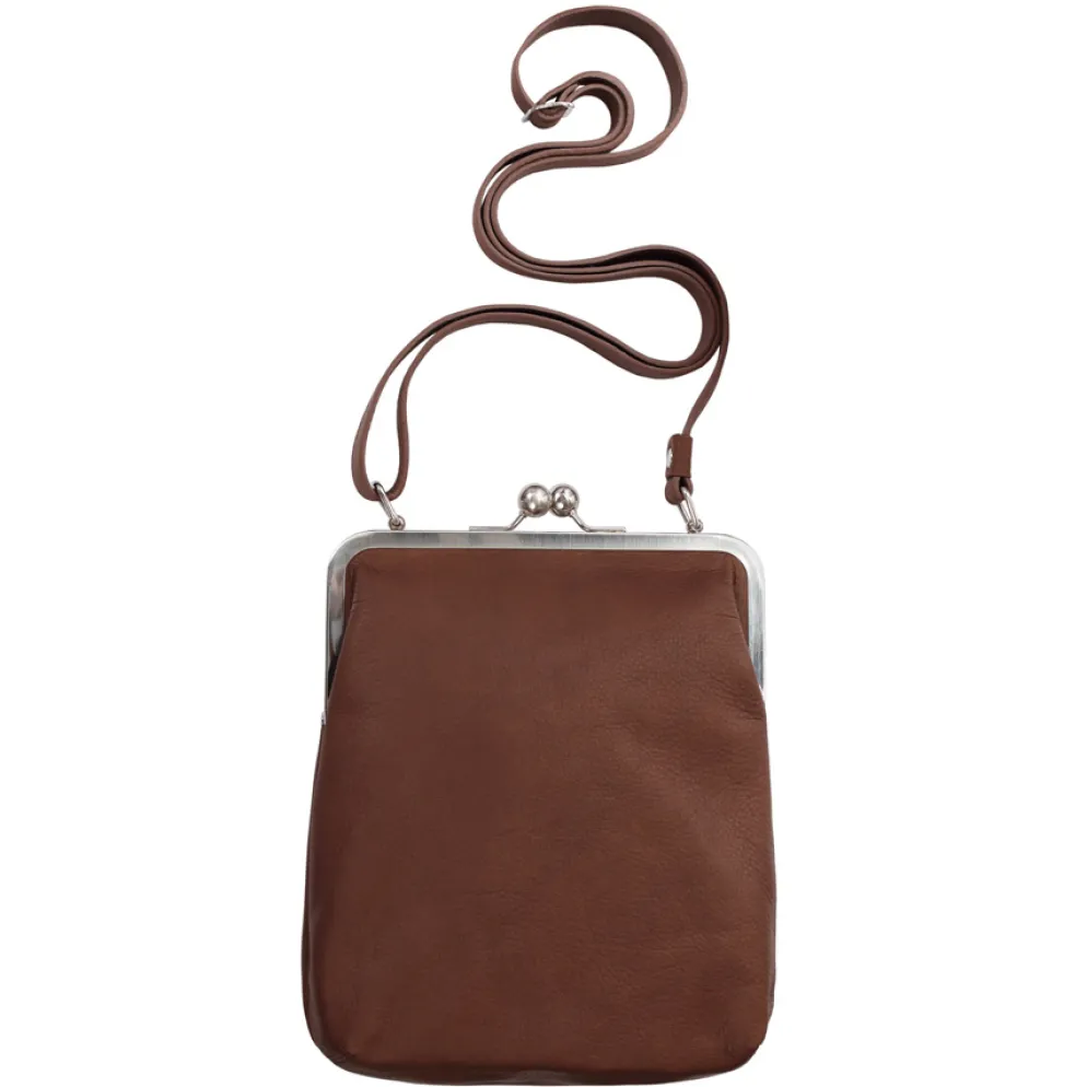 VOLKER LANG Ledertasche Lola Chestnut