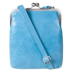 VOLKER LANG Ledertasche Lola Azurro