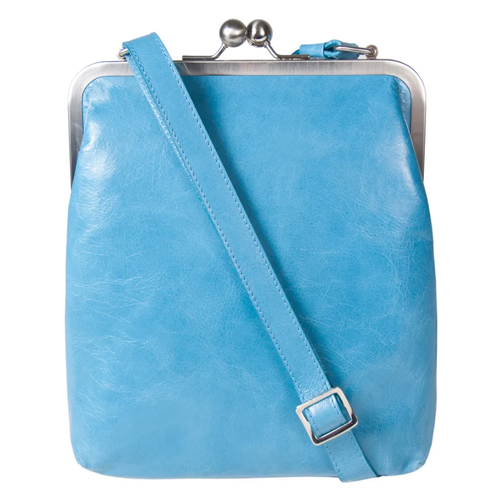 VOLKER LANG Ledertasche Lola Azurro
